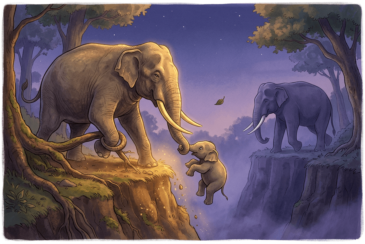 The Elephant Who Forgot His Strength