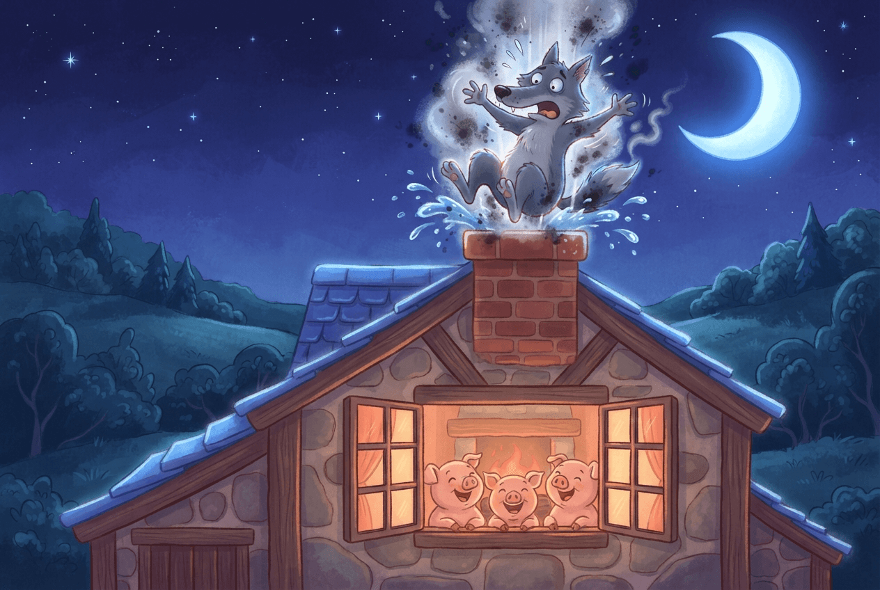 The Three Little Pigs: Hard Work Wins the Day