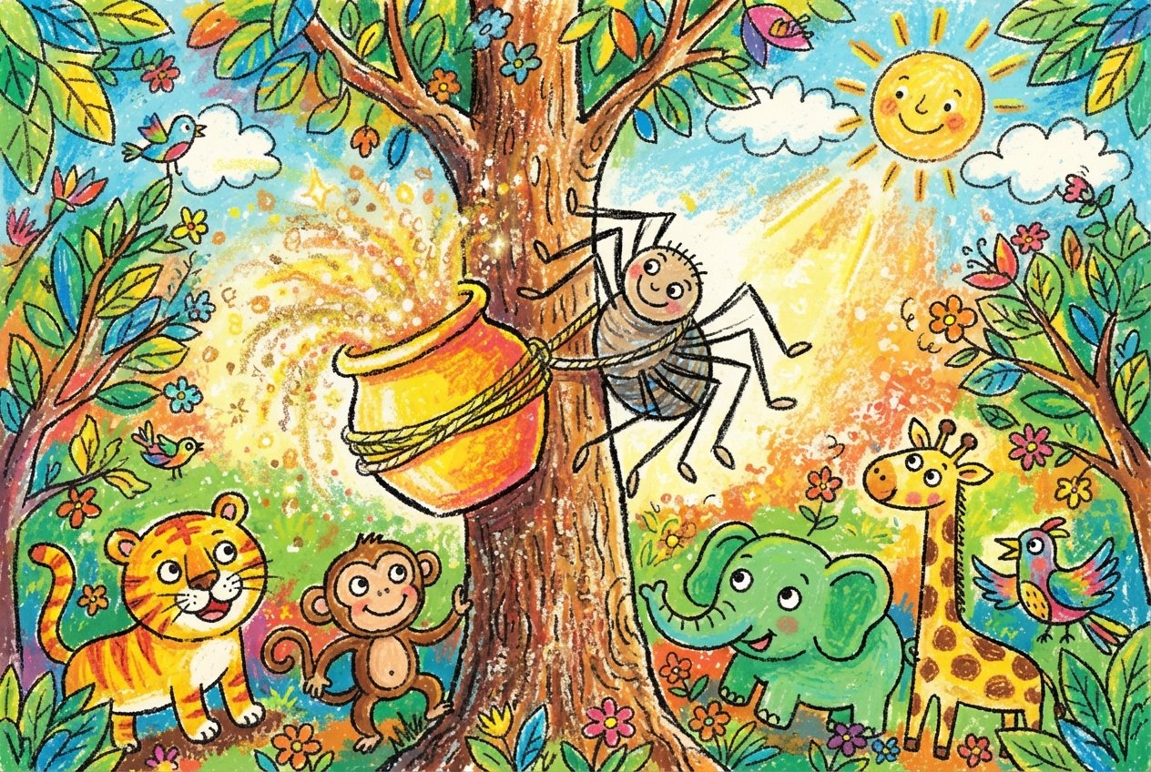Anansi and the Pot of Wisdom