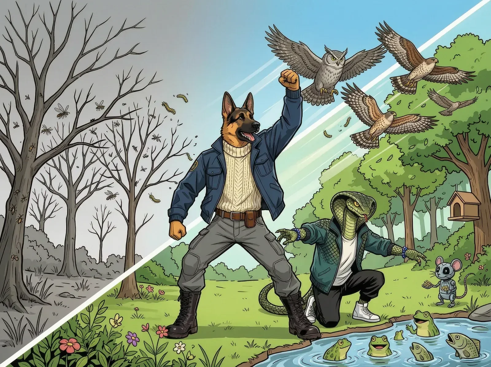 The Broken Chain and the Disappearing Birds