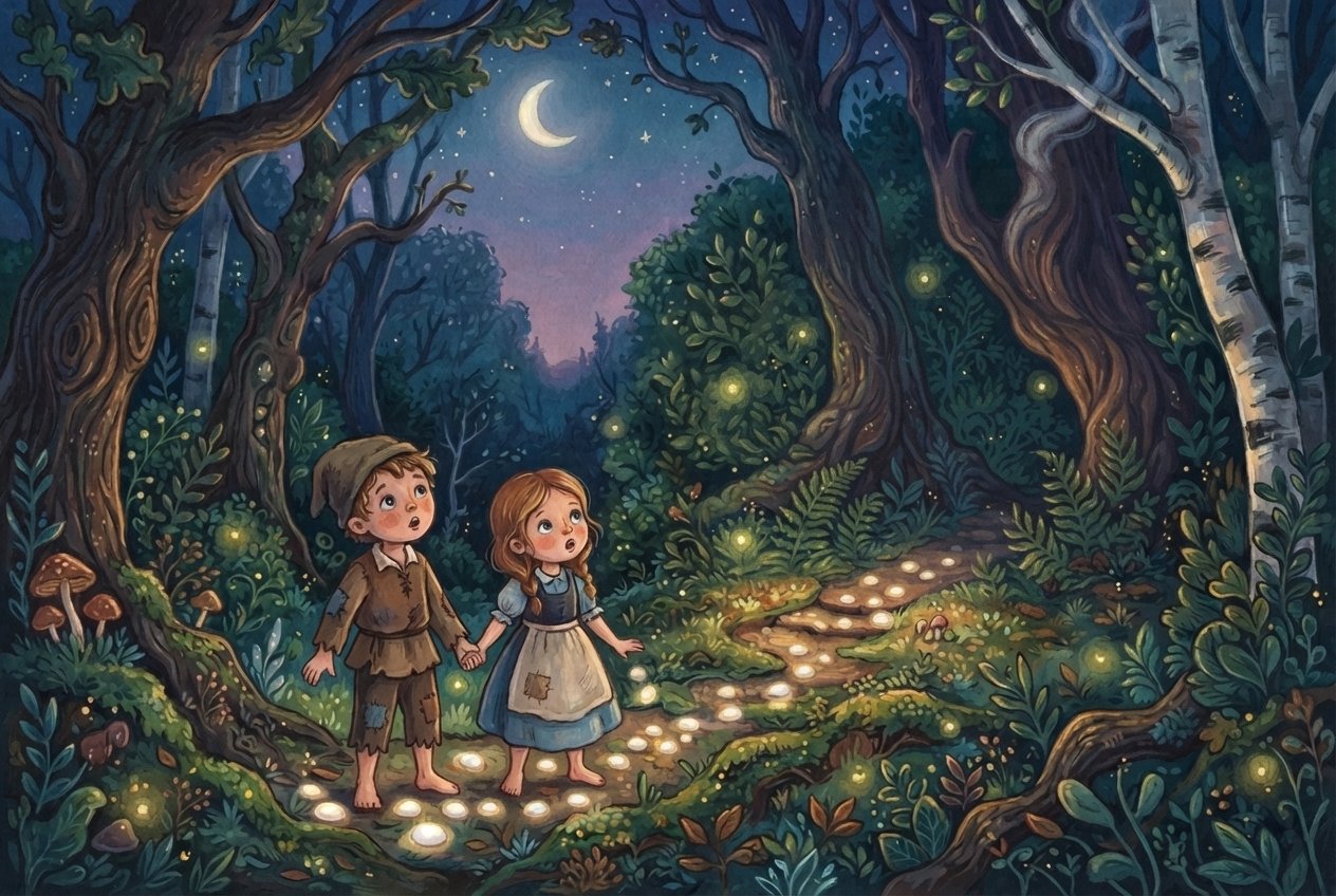 Hansel and Gretel: The Path of Pebbles