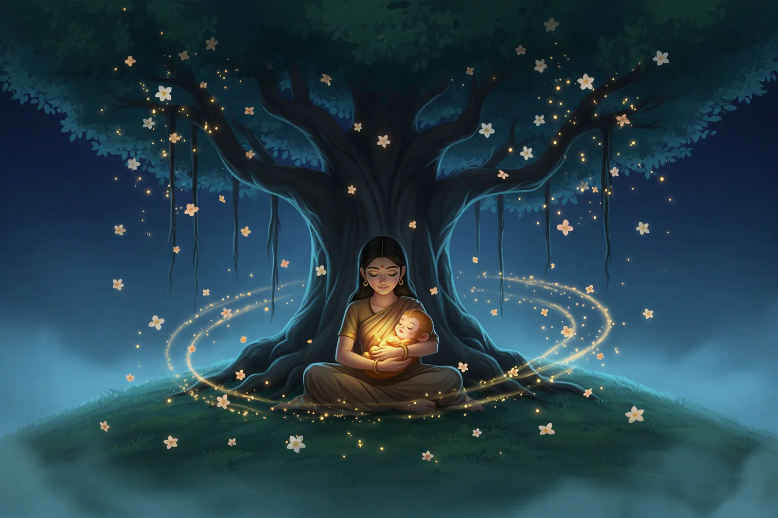 Hanuman's Birth: The Wind God's Blessing