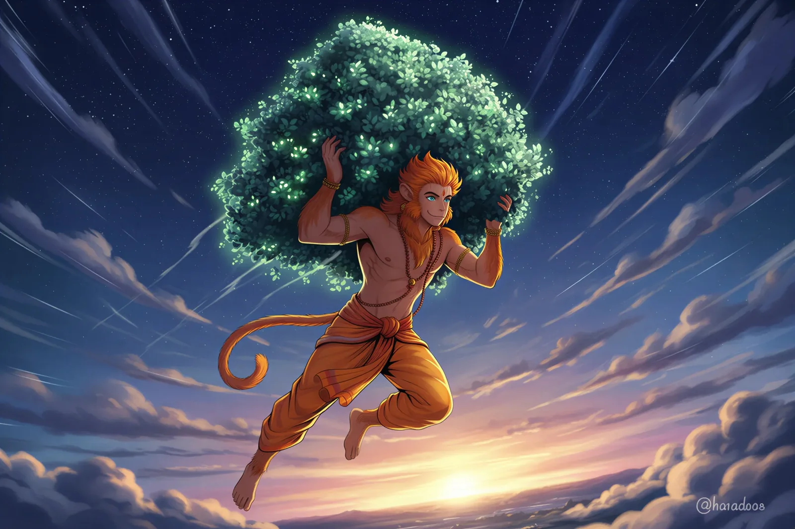 Hanuman Saves Lakshman: The Flying Mountain