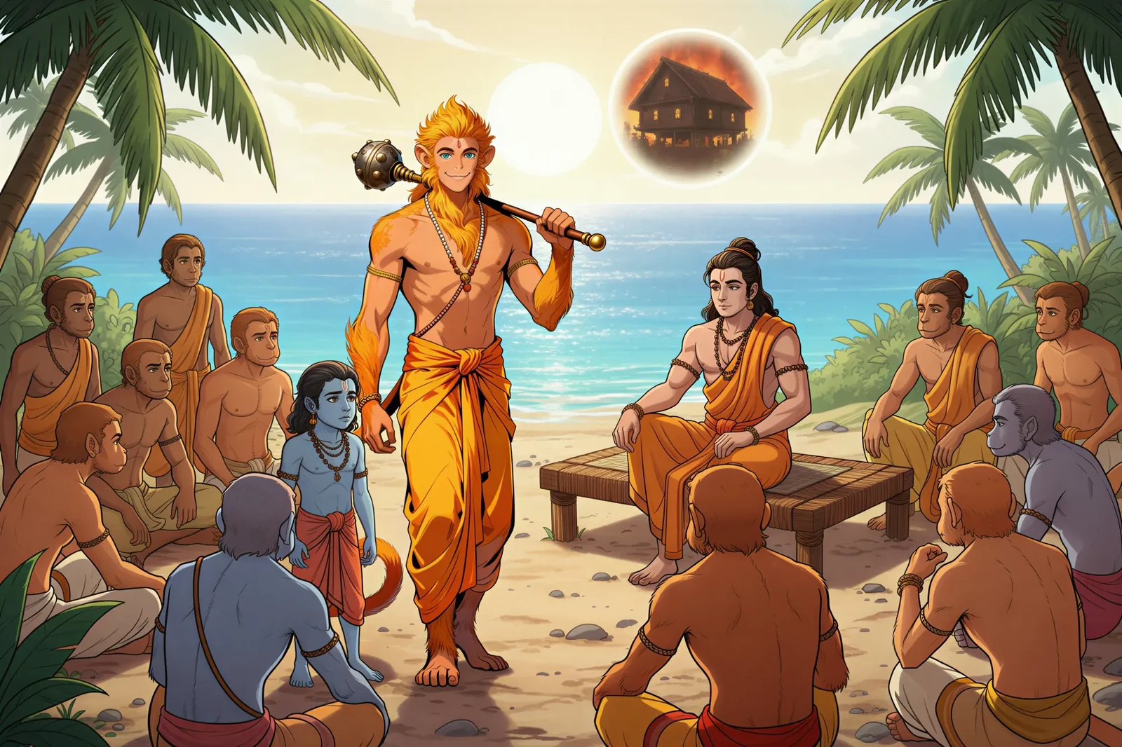 Hanuman and Vibhishana: The Kind Stranger in Lanka