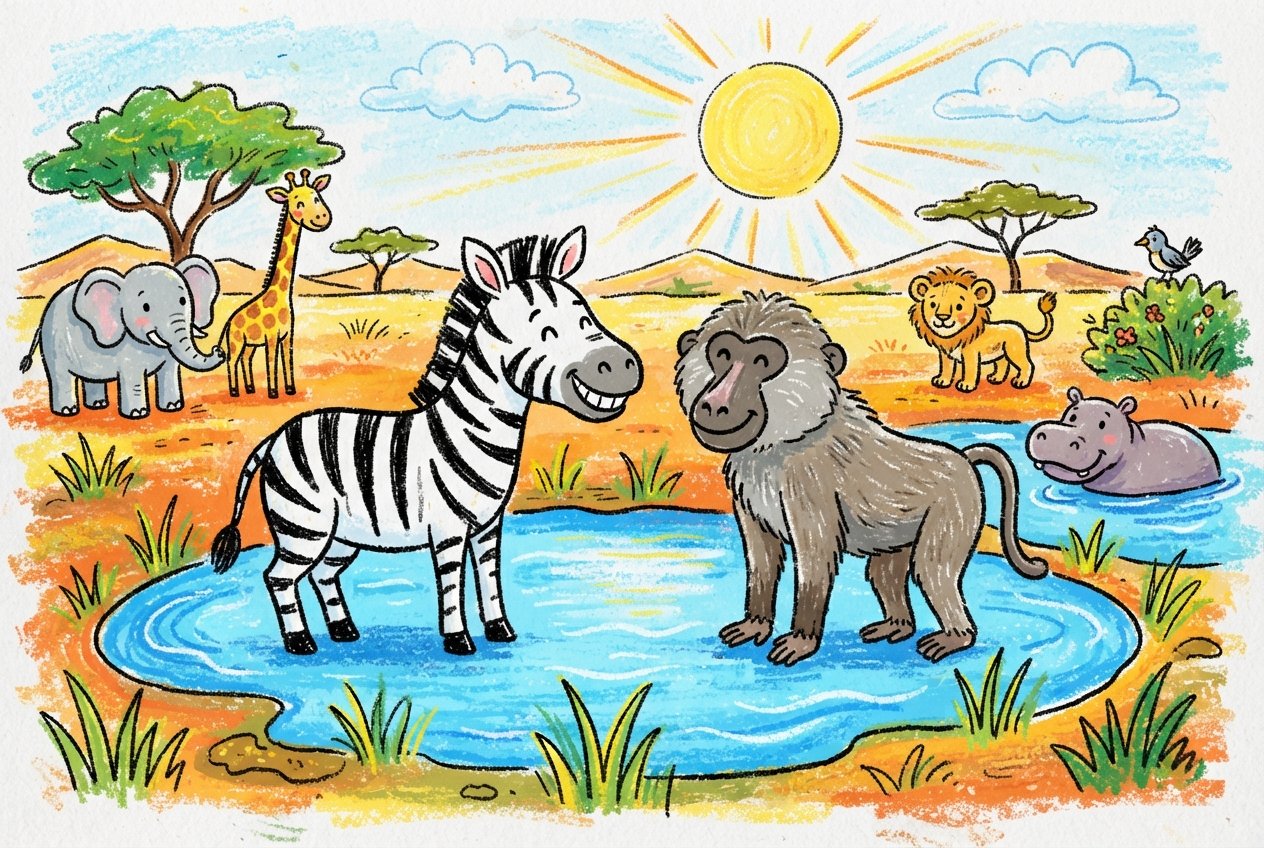 How the Zebra Got Its Stripes