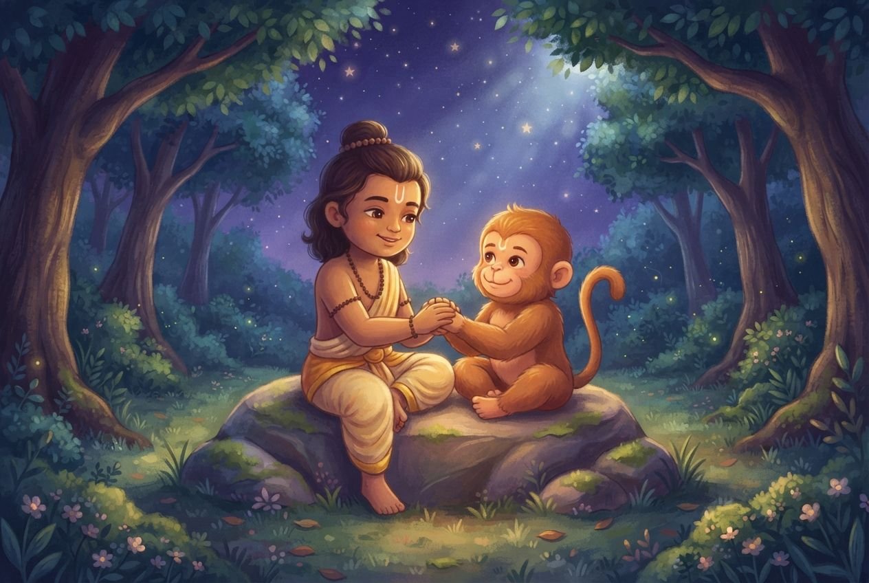 A New Friend in the Forest