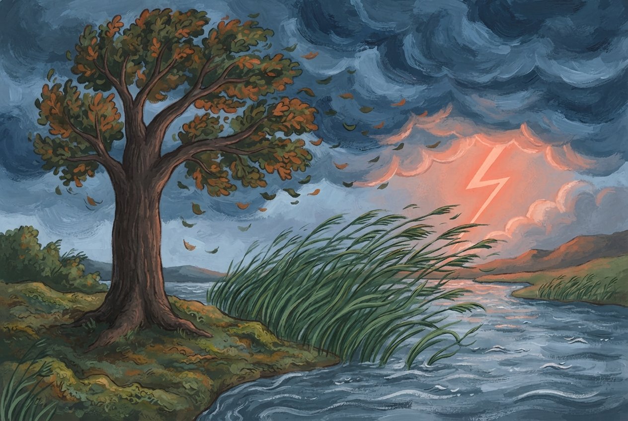 The Oak and the Reeds