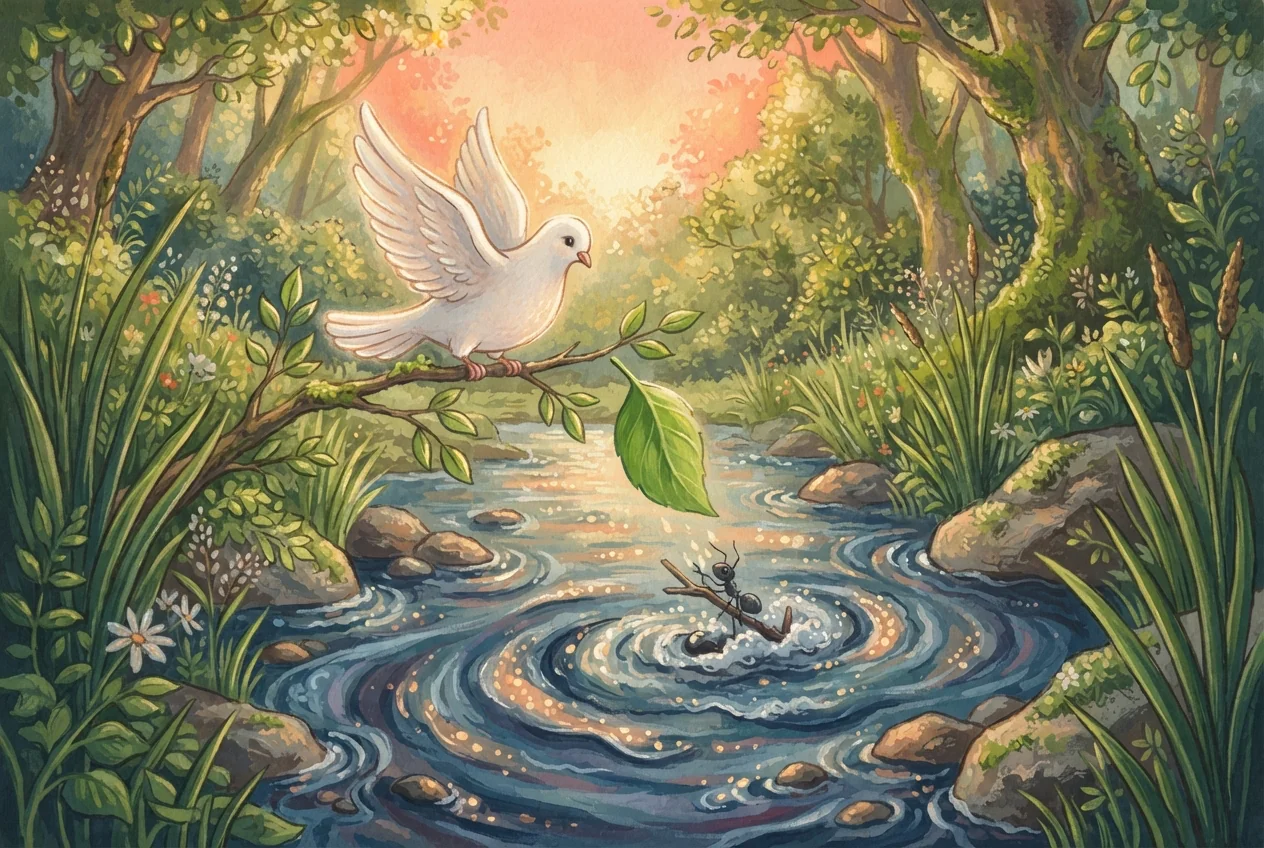 The Ant and the Dove