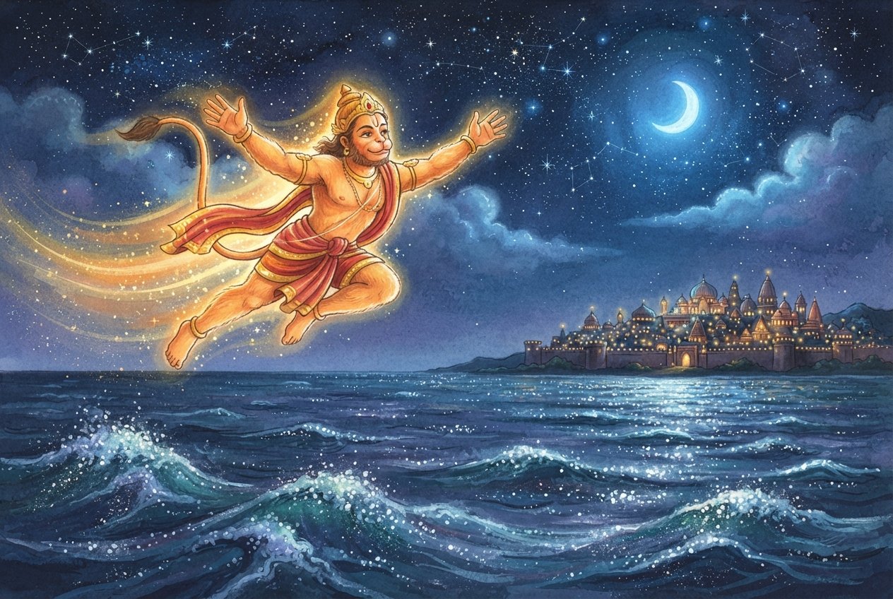 Across the Sea in a Single Leap