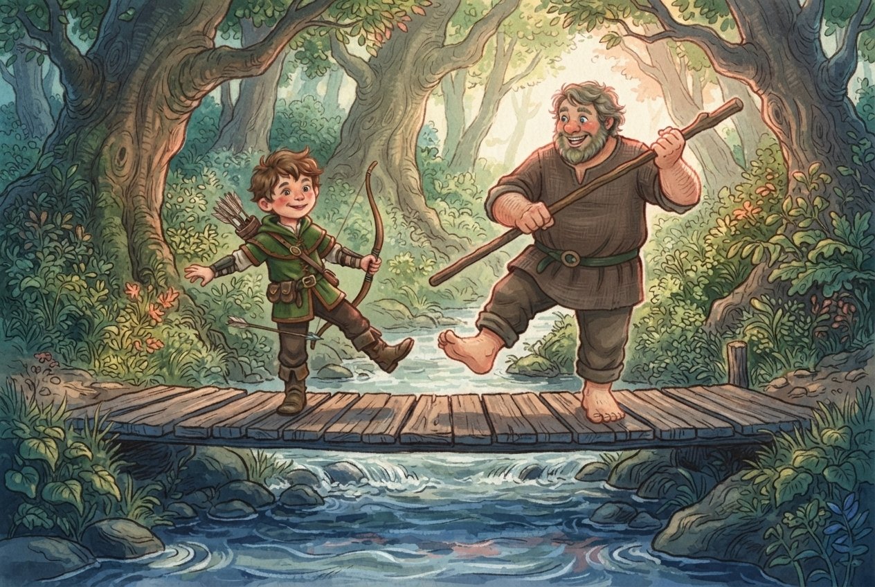 Robin Hood: Little John at the Bridge