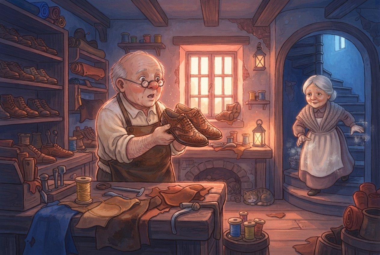 The Shoemaker and the Elves: The Last Piece of Leather
