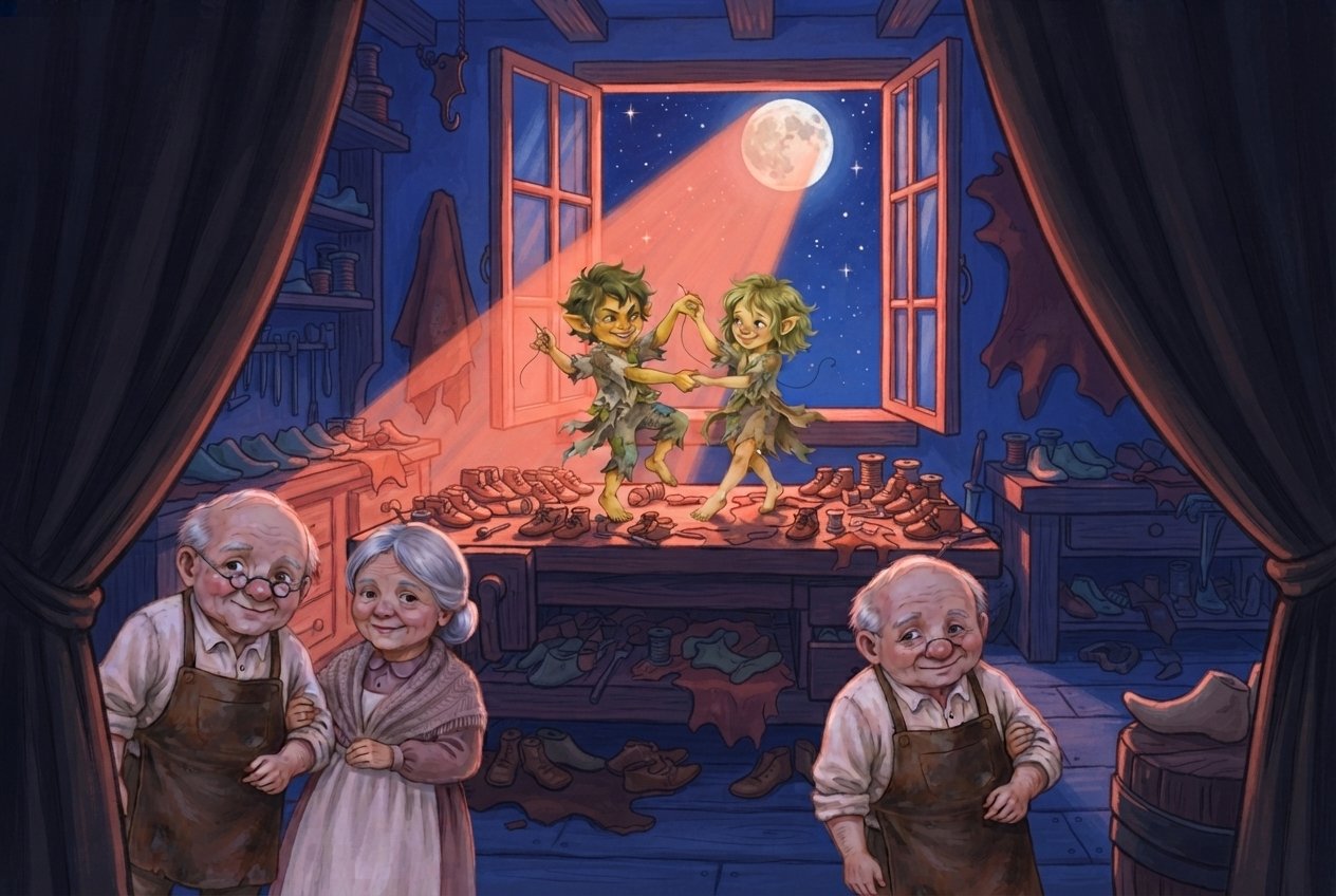 The Shoemaker and the Elves: The Little Elves