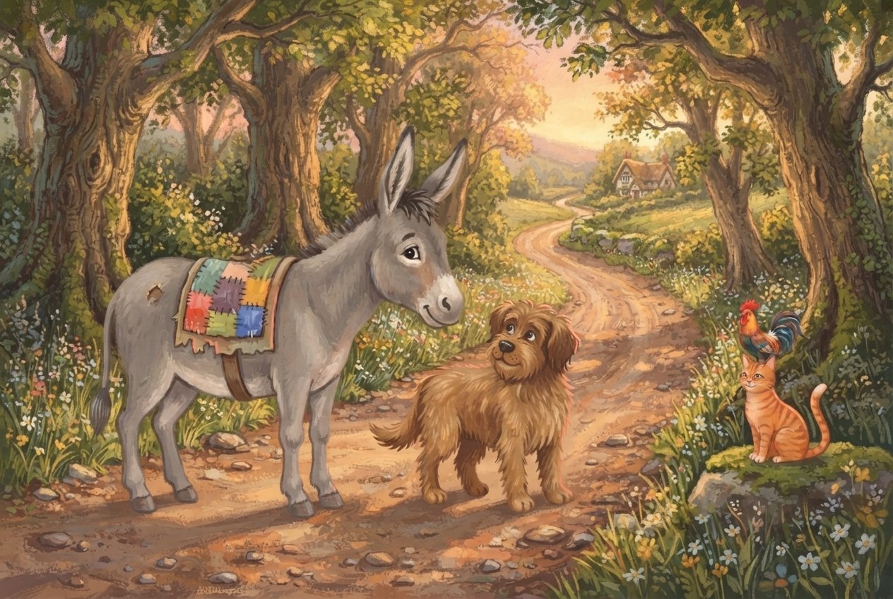 The Donkey Sets Out