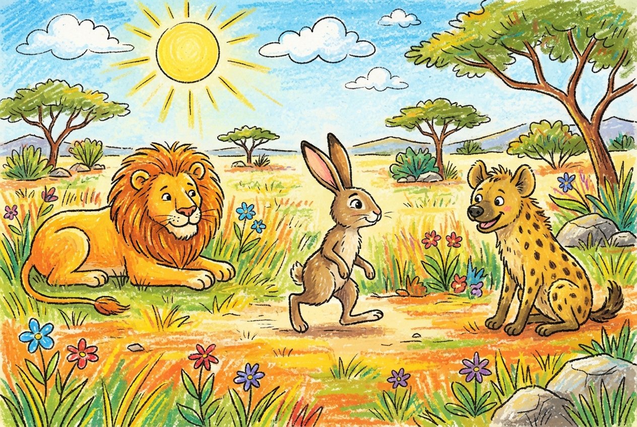The Lion, the Hare and the Hyena