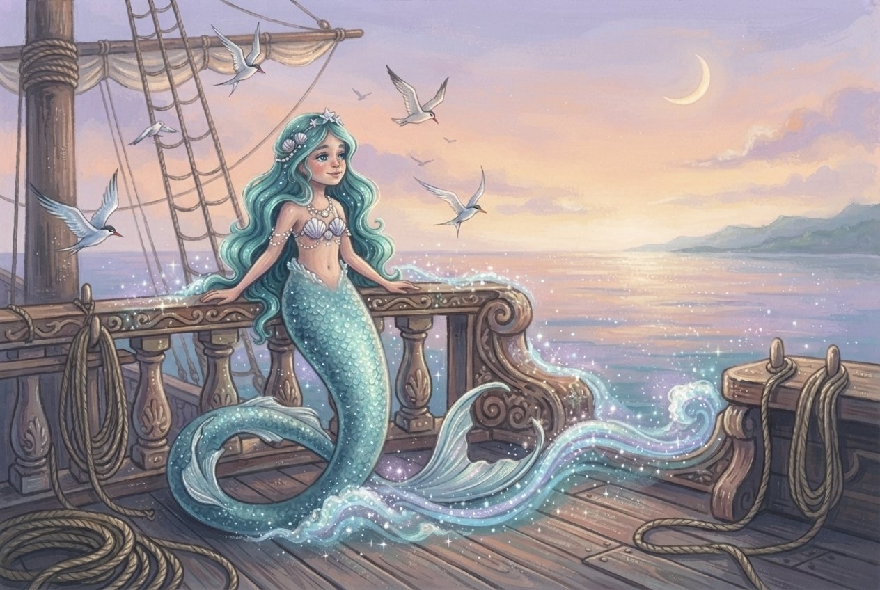 The Little Mermaid: Foam and Air