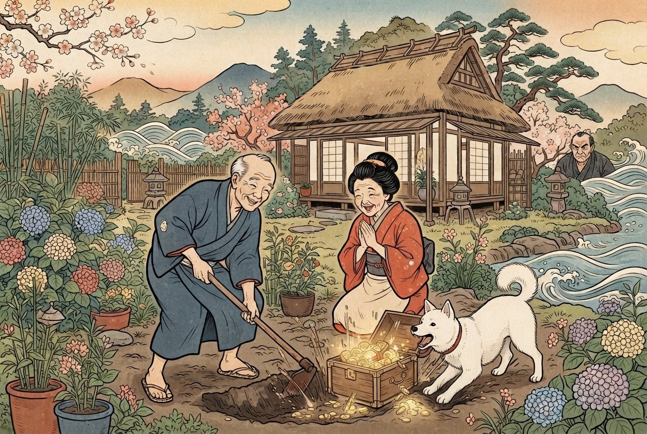 The Old Man Who Made Trees Blossom: Shiro’s Treasure