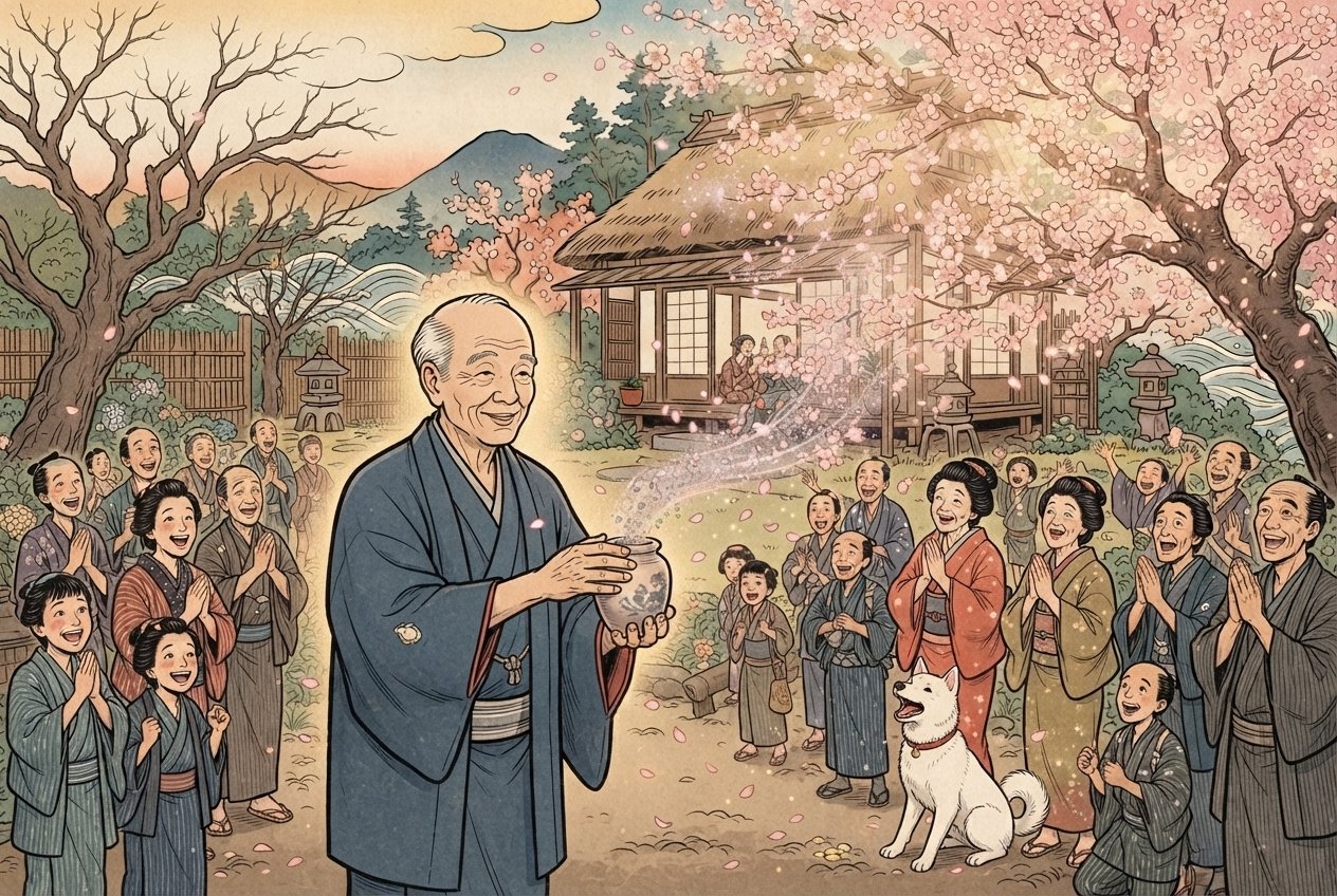 The Old Man Who Made Trees Blossom: Flowers in Winter