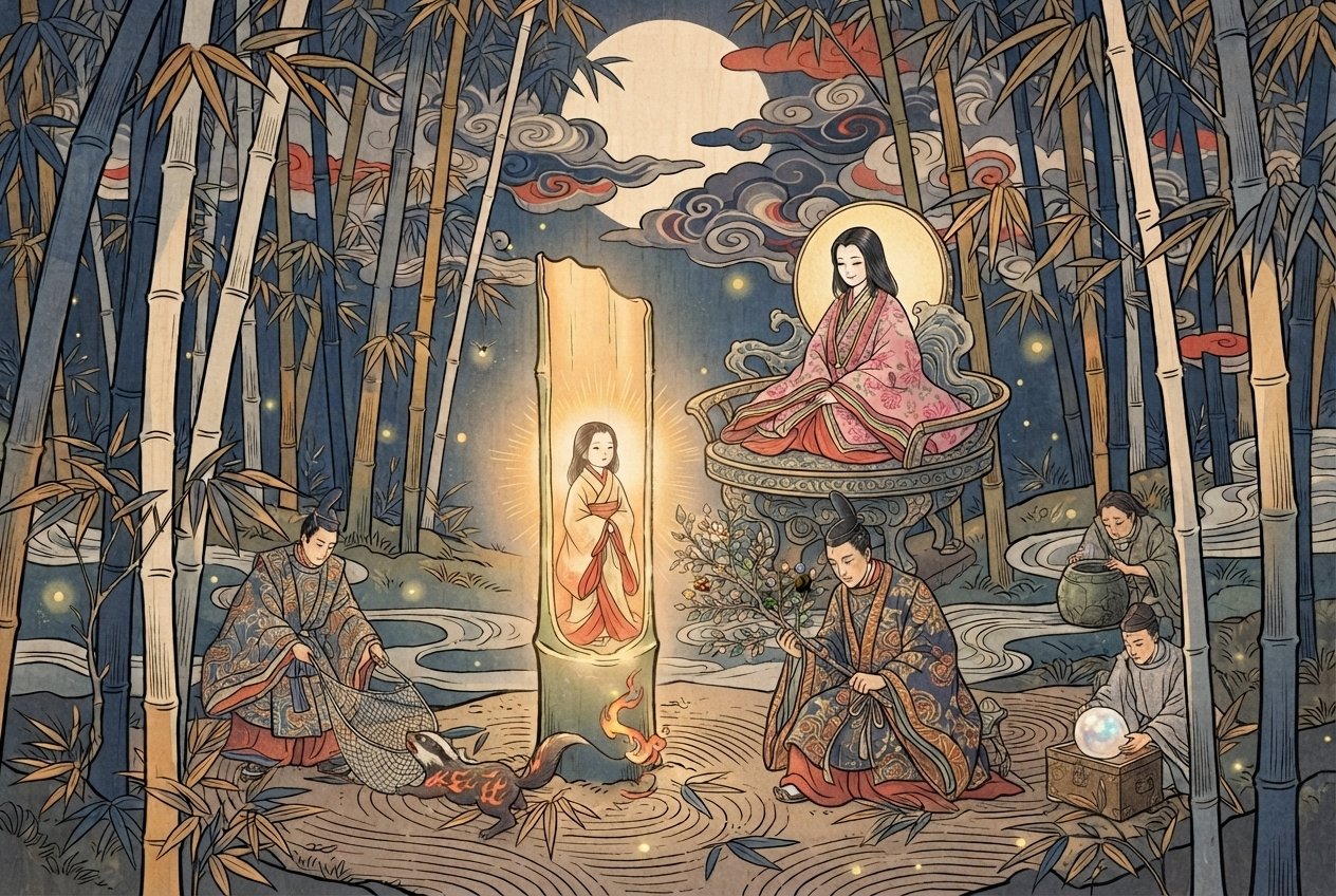 The Tale of the Bamboo Cutter: The Five Impossible Treasures