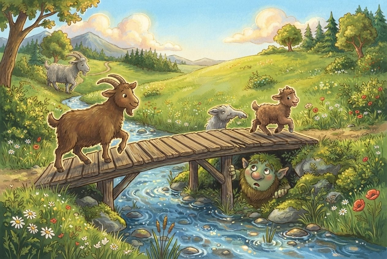 The Three Billy Goats Gruff