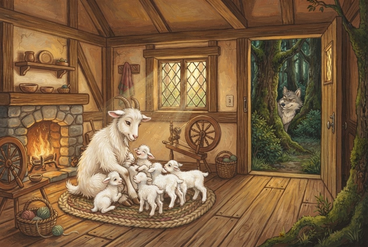 The Wolf and the Seven Little Goats