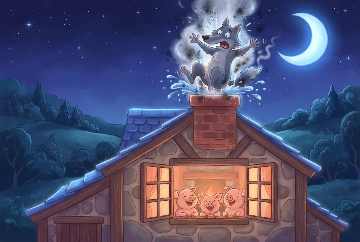 The Three Little Pigs: Hard Work Wins the Day
