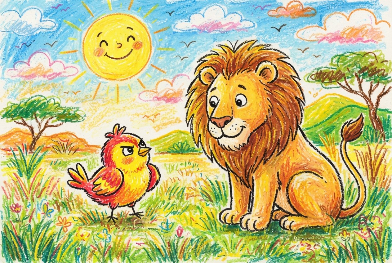 Tink-Tinkje and the Lion